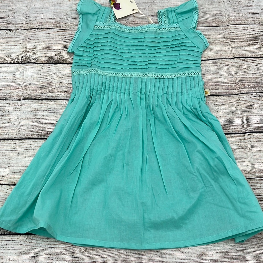 Fabrik Lightweight Cotton Dress Robins Egg Blue Sz 2